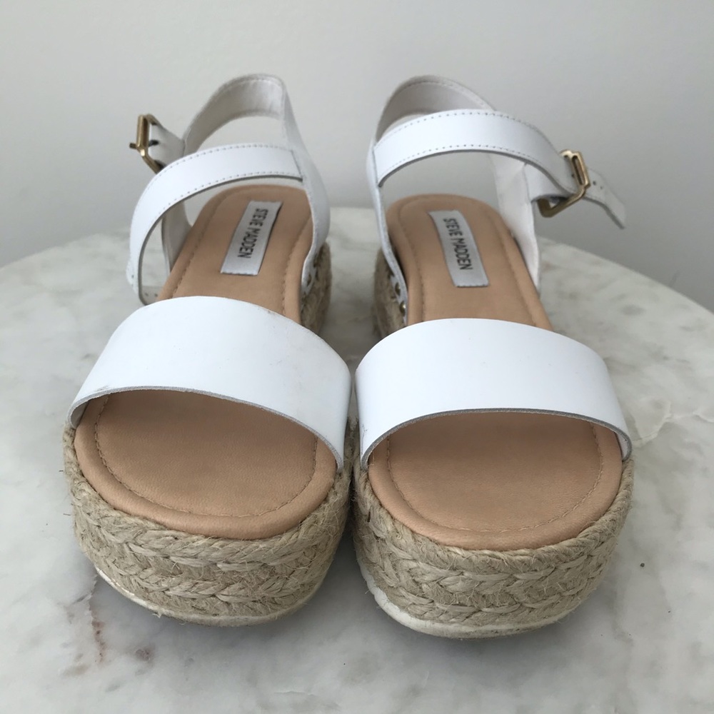 Steve Madden Chiara Leather Espadrille Sandal 6.5
